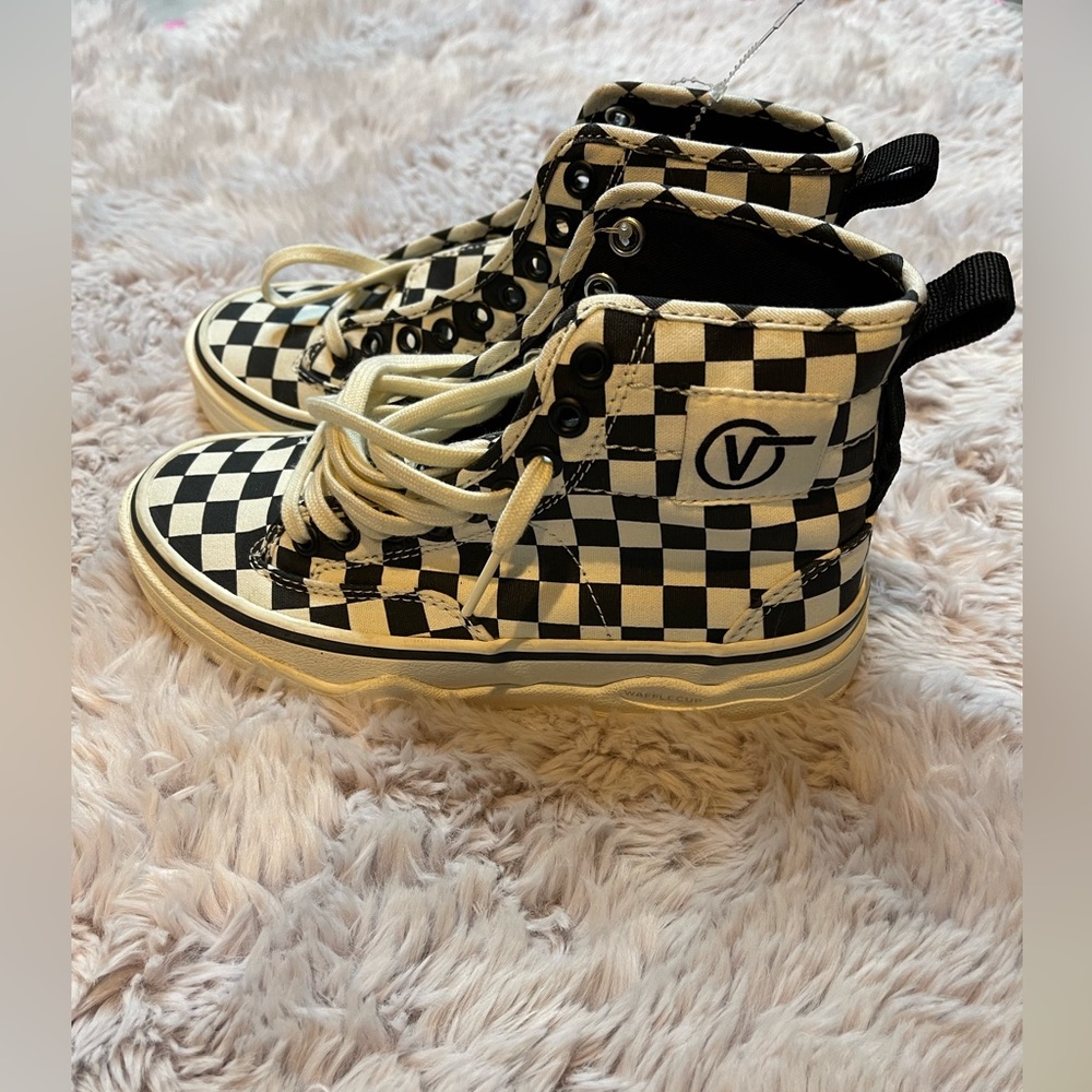 Vans Checkerboard Sentry Wc Boot Sneakers Black W… - image 5